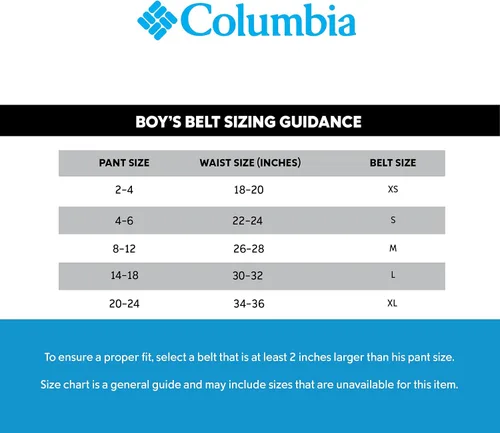 Miniatura 6 de Columbia Cinturón informal reversible dos en uno para niños