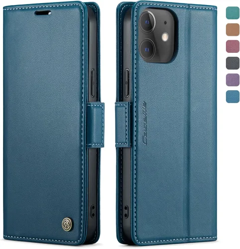 Miniatura 29 de QLTYPRI Funda tipo cartera para iPhone 7/8/SE 2020/SE 2022 5G, funda magnética de piel sintética de alta calidad con bloqueo RFID, ranuras
