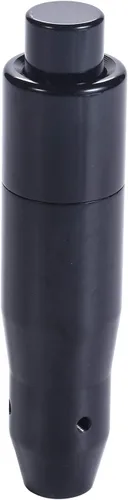 Miniatura 5 de Mango de palanca de cambios con peso de 5 pulgadas de largo con botón automático, perilla de cambio que se ajusta a la mayoría de vehículos con Negro