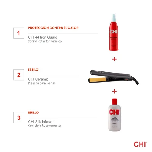 Miniatura 8 de CHI Original plancha plana de 1” para alaciado de cabello, para estilizar, profesional, color negro