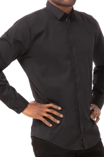 Miniatura 5 de Chef Works Camisa de punto con cremallera frontal para hombre