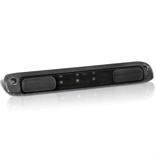 Miniatura 2 de Luces ledes de freno traseras con carcasa negra de repuesto de camiones para Chevy y Sierra