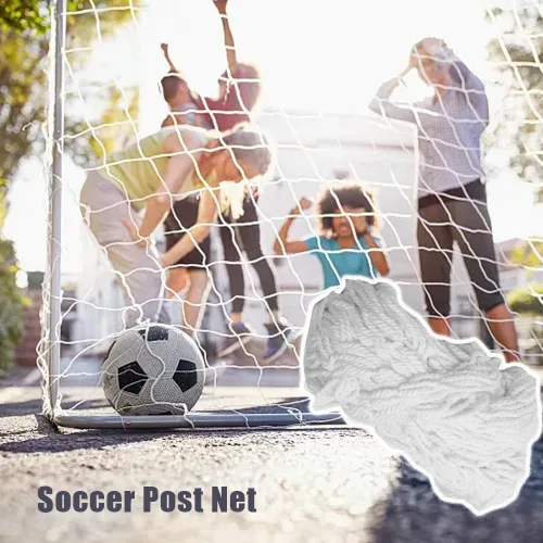 Miniatura 2 de Red de fútbol, deportiva, portátil, para portería de fútbol, red de repuesto para entrenamiento de fútbol (8 x 6 pies), no incluye postes