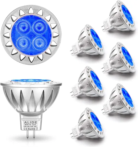 Miniatura 8 de ALIDE Bombillas LED MR16 GU5.3, 50 W, equivalente a halógena, 2700 K, blanco cálido, MR16 5 W, 12 V, bombillas de bajo voltaje, focos