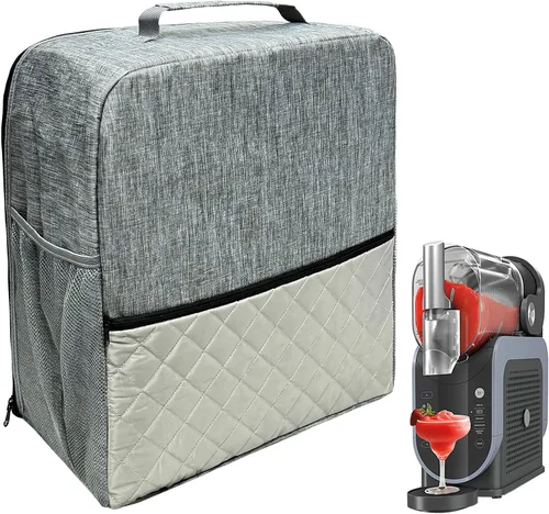 Miniatura 8 de Bolsa organizadora para Ninja SLUSHi Slushie Machine FS301 y FS299, para Ninja Slushie cubierta de polvo Accesorios Patrón de diamante Frozen Drink
