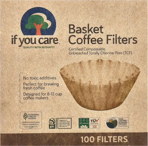 Miniatura 2 de If You Care Filtros de café (1x100 unidades), se ajusta a máquinas de café filtrado de 8 a 12 tazas