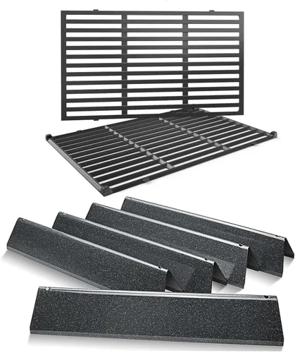 Miniatura 11 de Piezas de parrilla de acero inoxidable 7637 para Weber Spirit E210, rejillas de cocción de 17.5 pulgadas para Weber Spirit E210, E220, S210, S220