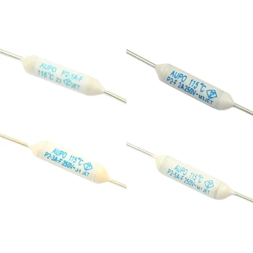 5pcs Thermal Fuse TF 115C 115 Celsius Degree P2-1A-F P2-F P2-3A-F P2-5A-F Axial Links 250V 1A 2A 3A 5A Temperature Switch(115C 5A P2-5A-F)