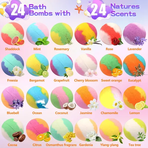 Miniatura 2 de Bombas de baño para niños, juguete de baño Bubble Buddies, bombas de baño naturales para niños con mega burbujas y sorpresa en el interior, sorpresa