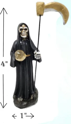 Miniatura 4 de Estatuas Santa Muerte 4" Set de 7 piezas