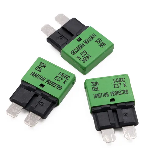 Miniatura 11 de Disyuntor de fusibles de reinicio manual de 12 V, 24 V, 3 A, ATO/ATC de perfil bajo – UL – Disyuntores reiniciables tipo 3 amperios, kit de fusibles