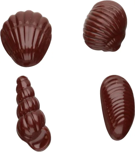 Miniatura 3 de Cybrtrayd Molde de caramelo de chocolate con cáscaras 3D con instrucciones exclusivas para moldear chocolate con derechos de autor de Cybrtrayd