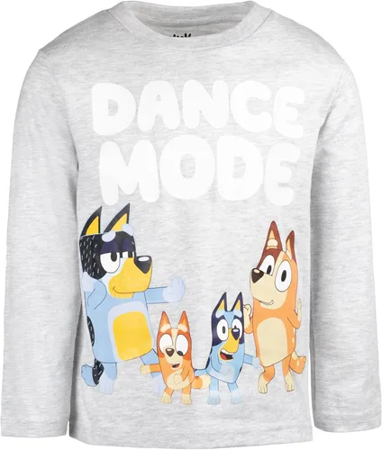 Miniatura 5 de Bluey Paquete de 3 camisetas gráficas de manga larga para niños