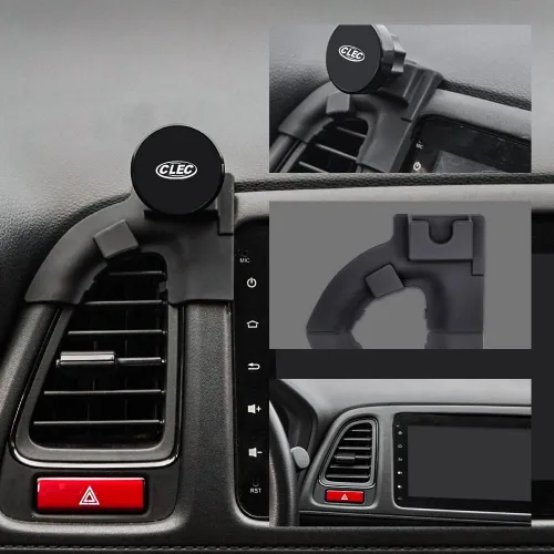 Miniatura 4 de Bwen Soporte de teléfono de coche para Honda HRV fuerte soporte magnético para teléfono H-RV 2016-2022, soporte de teléfono de ajuste personalizado