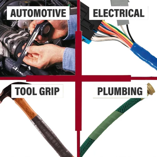 Miniatura 6 de X-Treme Tape MOCAP Cinta Eléctrica de Servicio Pesado, Goma de Silicona Autofusible, Cinta Flexible Impermeable y Aislante, Eléctrica para Negro