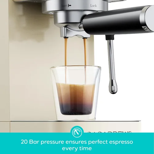 Miniatura 3 de CASABREWS 3700 Essential Máquina de café expreso de 20 bares, cafetera de acero inoxidable con espumador de leche al vapor, máquina de café expreso