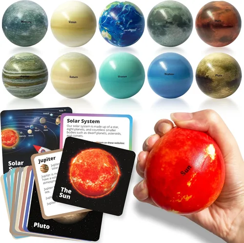 Planetas para niños Juguetes del sistema solar 3-5, Sistema solar para niños, juguetes espaciales para niños de 5 a 7 años, modelo de juguete de