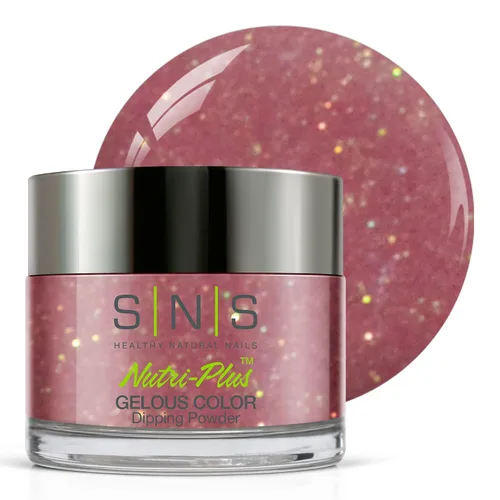 Miniatura 39 de SNS Polvo de inmersión de uñas, polvo de inmersión de color geloso – Alaskan Cruise (gris metálico/plateado, brillante) – Color de uñas de larga