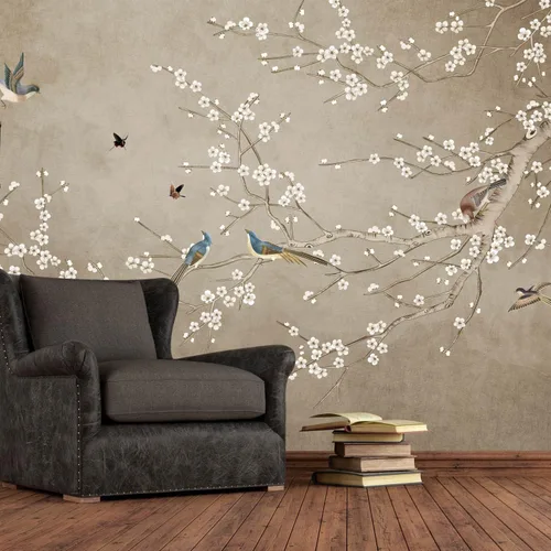 Miniatura 13 de Bormia Road Forest - Papel pintado de pared para dormitorio, tamaño grande, 108 x 75 pulgadas 008