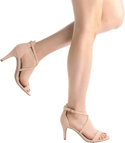Miniatura 6 de DREAM PAIRS, Dolce - Sandalias modernas de punta abierta y tacón aguja para mujer