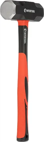 Miniatura 4 de INTERTOOL Mini martillo de trineo de 3 libras, martillo de perforación/grieta para babosas, martillo pequeño, resistente, con mango antideslizante