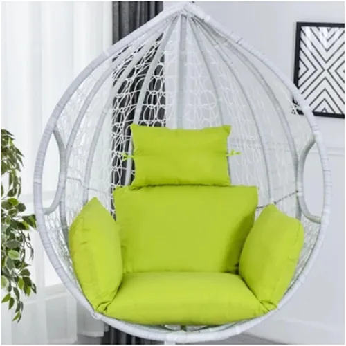 Miniatura 10 de ZTGL Cojines para silla de huevo, cojín para silla de huevo, cojín grueso para interiores y exteriores, para patio, jardín, rojo vino