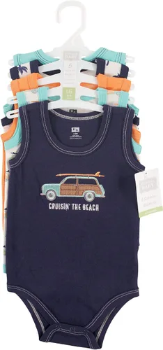 Miniatura 2 de Hudson - Mamelucos unisex, sin mangas y de algodón para bebé
