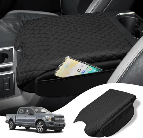 Ajuste Personalizado para Funda de Consola Central 2015-2020 Ford F150, 2017-2022 F250 F350 F450, 2018-2024 Ford Expedition Protector de Brazo de