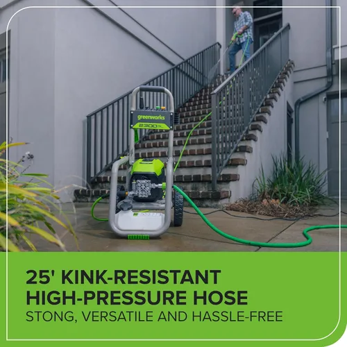 Miniatura 8 de Greenworks Pro - Lavadora de presión eléctrica sin escobillas 2300 PSI (Certificada SGS) 2.3 GPM Máx. / 1.2 GPM