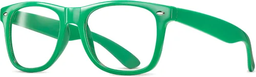 LEICO FASHION Lentes transparentes sin receta retro para hombres y mujeres lentes falsos para disfraz de cosplay