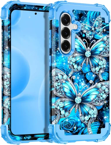 Miniatura 96 de Casetego Funda para Galaxy A16 5G, Tres Capas de Alta Resistencia Robusta a Prueba de Golpes, Protección Completa Rugosa de PC Duro + Parachoques