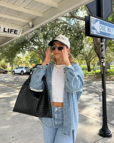 Miniatura 5 de Bolsos de mano grandes para mujer, bolso de mano tejido anudado con asa superior para mujer, bolso de hombro de cuero suave para el hombro