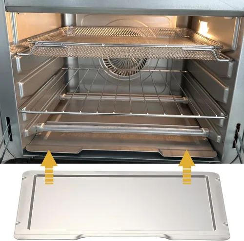 Miniatura 6 de DT201 DT251 Bandeja de migas de repuesto para horno freidora de aire Ninja Foodi 304 de acero inoxidable DT200 bandeja de goteo Ninja 10 en 1 XL Pro