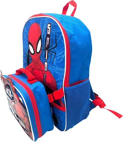 Miniatura 3 de Fast Forward Spider-Man Pop-Out - Mochila de 16 pulgadas con lonchera