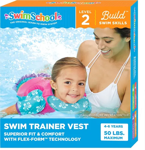 Miniatura 15 de SwimSchool Chalecos de Entrenamiento de Natación para Niños para Niños Pequeños de 2 a 6 Años – Niños/Niñas – Varios Colores/Estilos – Flotadores