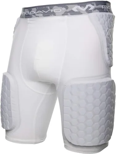Miniatura 5 de McDavid - Pantalones cortos de compresión acolchados con almohadillas. Relleno para cadera, coxis y muslo