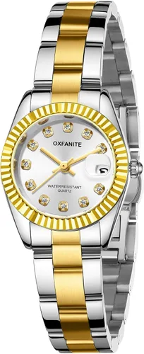 Miniatura 10 de Watches for Women, Fashion Small Gold Analog Quartz Waterproof Stainless Steel Ladies Wrist Watches, with Date Dainty Diamond Luxury Dress Women
