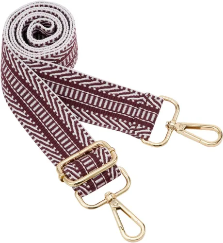 Miniatura 327 de ZOOEASS - Correa de repuesto para cartera, para colgar en el hombro o para cruzar, ancha y ajustable, de lona
