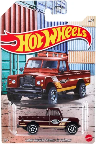 Hot Wheels Land Rover Series III - Vehículo pickup a escala 1:64, regalo para coleccionistas y niños a partir de 3 años