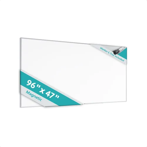 Miniatura 7 de U Brands - Pizarra magnética de borrado en seco, pizarra blanca, 24 x 18 pulgadas, marco de aluminio plateado, incluye marcador