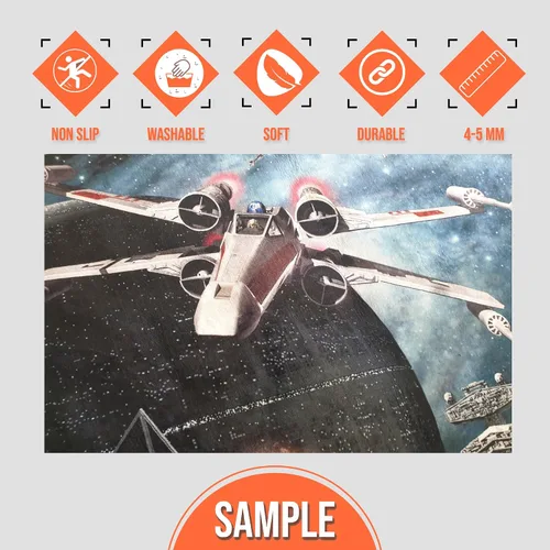 Miniatura 2 de Starwars - Alfombra de estrella de la muerte, C569 ((23"x31")=23.6x31.5 in)