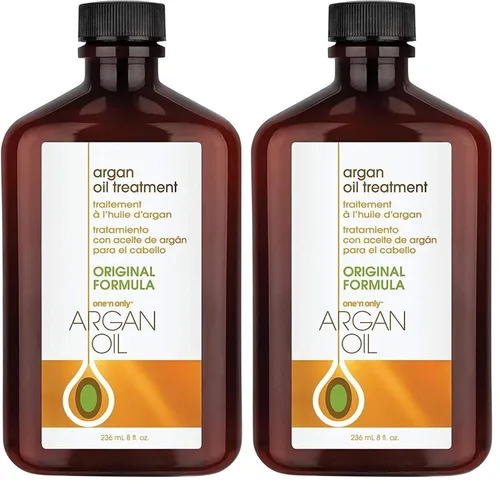 Miniatura 8 de One 'N Only Tratamiento de aceite de argán para el cabello - Aceite capilar ligero e hidratante para cabello natural, pelucas y extensiones - Mejora