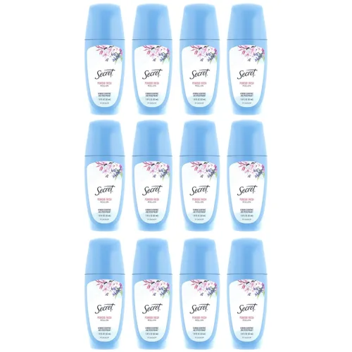 Secret Antitranspirante y desodorante roll-on para mujeres, protección contra el sudor y el olor las 24 horas, fórmula equilibrada de PH, aroma