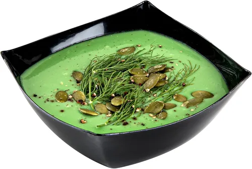 Miniatura 9 de Restaurantware Moderna - Cuencos de plástico de lujo de 8 onzas, 10 cuencos cuadrados desechables para ensalada, duraderos y resistentes