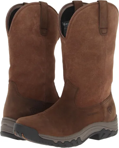 Miniatura 7 de Ariat Botas impermeables todoterreno sin cierre - Botas de trabajo de cuero occidental para mujer
