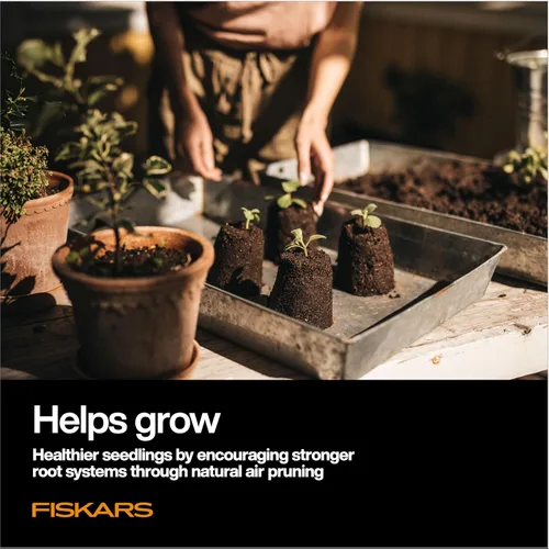 Miniatura 4 de Fiskars Molde para hacer bloques de tierra 340120-1001, color negro