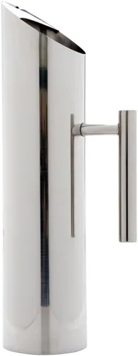 Miniatura 4 de Restaurantware Met Lux - Jarra de agua moderna de 33 onzas, 1 jarra de metal resistente a las abolladuras, con protector de hielo, mango integrado