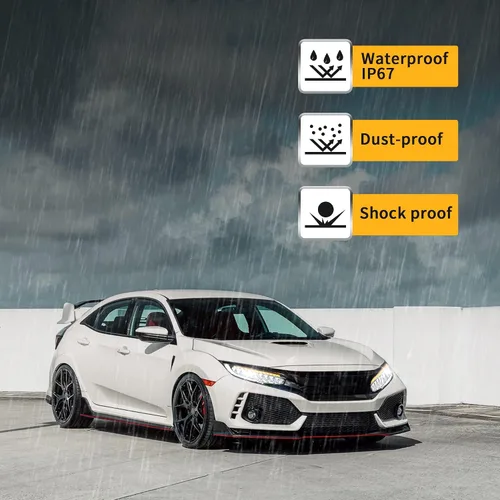 Miniatura 7 de VLAND Faros delanteros compatibles con Honda Civic 2016-2021 con señal de giro secuencial