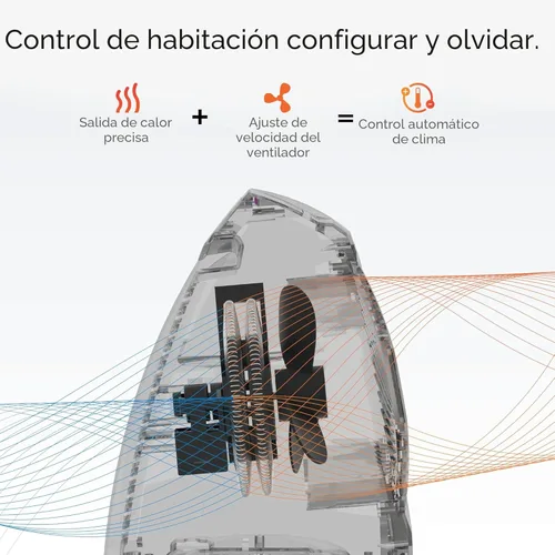 Miniatura 3 de Vornado AVH10 (2025) Calentador de espacio para el hogar, opción solo ventilador, pantalla digital con termostato ajustable, características