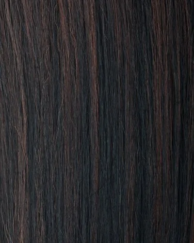 Miniatura 5 de Sensationnel Moño instantáneo de pelo sintético prémium con flequillo - BRIA - F1B/30 Piano OffBlack LightAuburn F1B30